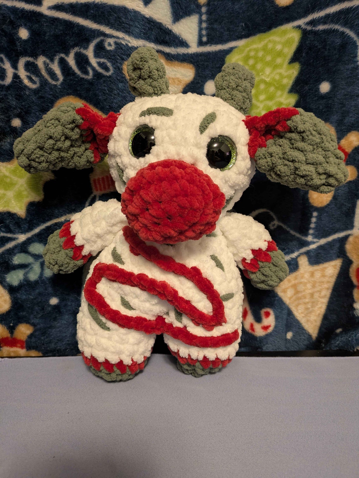 Holly the Christmas Tree Cake Cow